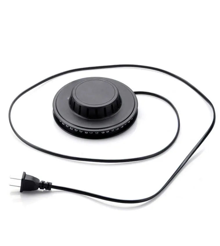 lumière led noire moderne fixée mur câble eu us plug disco