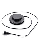 lumière led noire moderne fixée mur câble eu us plug disco