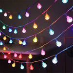 guirlande lumineuse multicolore translucides 10 20 40 led usb portative festive moderne clips fixation