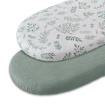 matelas bébé ovale texturé gaufré couverture drap béton arc ciel naturel minimaliste