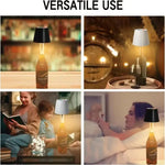 lampe table tactile noir charge usb couleurs gradation continue moderne abs