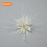 fleurs artificielles plantes décoratives branches fines feuilles pointues bouquet mariage décoration maison moderne