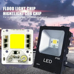 ampoule led cob 50w ac 220v blanc jaune rouge extérieure spotlight chip led moderne