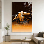 affiche anime bleach ichigo kurosaki byakuya kuchiki toile graphique moderne décoration maison chambre