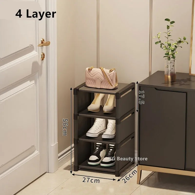 étagère chaussures blanche moderne rangement chaussures sacs horloges livrescles lunettes porte chaussures