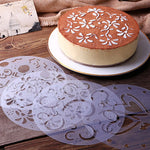 moules gâteau réutilisables divers motifs blanc bleu doré rose moderne élégants abstraits floraux géométriques