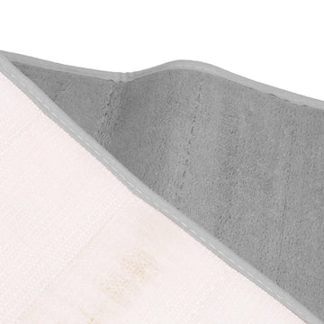 tapis sol moderne antidérapant absorbant gris clair mousse mémoire forme porte bain cuisine