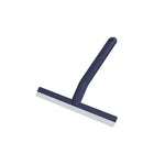 nettoyant vitre poignée longue brosse plate caoutchouc noir gris clips moderne minimaliste