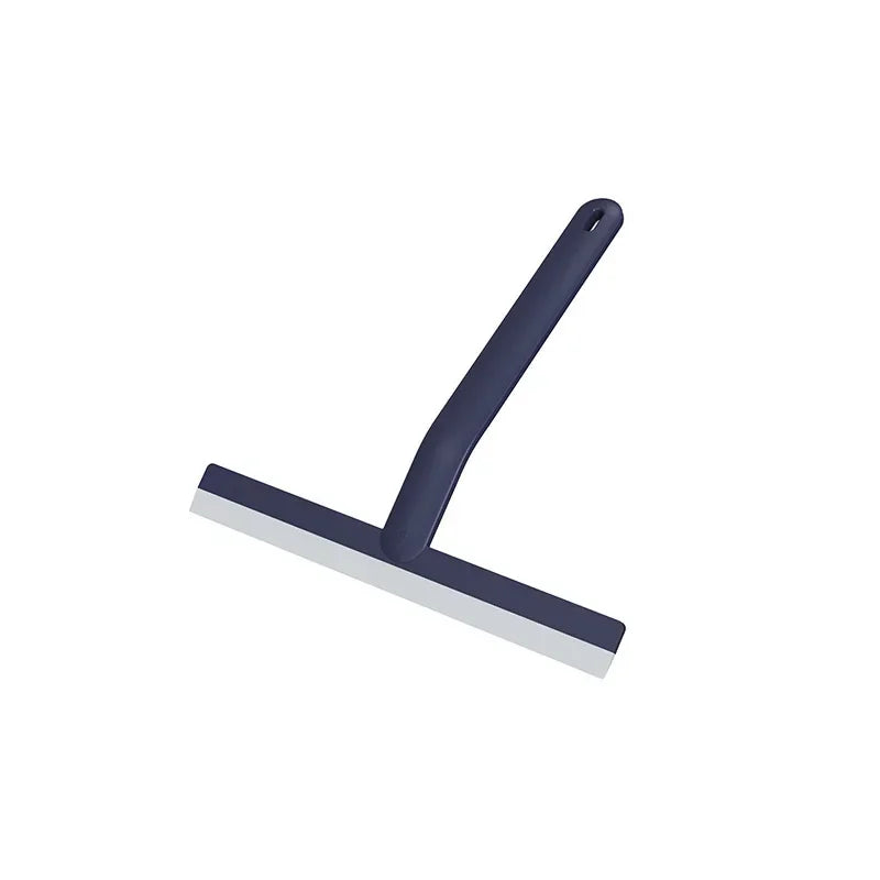 nettoyant vitre poignée longue brosse plate caoutchouc noir gris clips moderne minimaliste