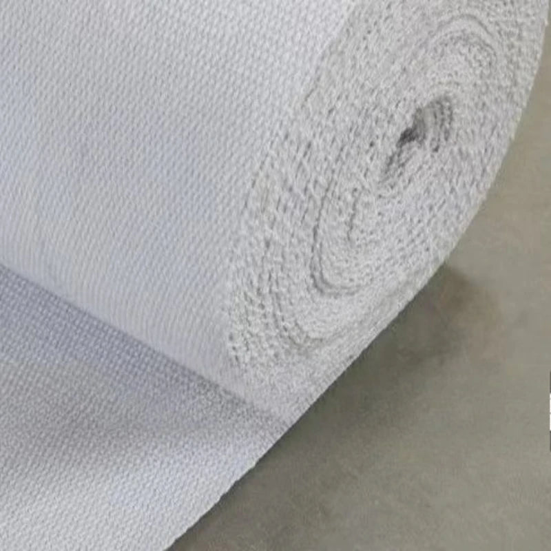 tissu ignifuge blanc moderne tissu polyester antidérapant 100cm large résistant chaleur