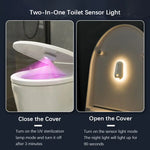 lampe toilette blanche moderne bouton tactile adhésif rechargeable led contrôle capteur lumière