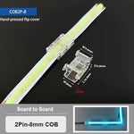 connecteurs led blanc jaune vert bleu 5v 48v 5mm 8mm 10mm clips transparents modernes