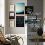affiche abstraite moderne toile sans cadre encre imperméable rectangle vertical