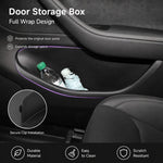 boîtes rangement porte voiture tesla noir mat contemporain clips sécurité