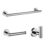 porte serviettes chrome moderne porte papier toilette crochet ensemble salle bain organisation quincaillerie acier