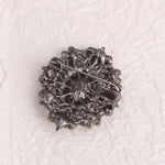 broche vintage strass métal ornements élégants femme décoration manteau robe festive