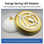 Module LED blanc moderne 72W 96W aimants remote control tricolore 220V