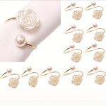 porte serviettes décoratifs rose or blanc imitation ajustables table événementnels élégants