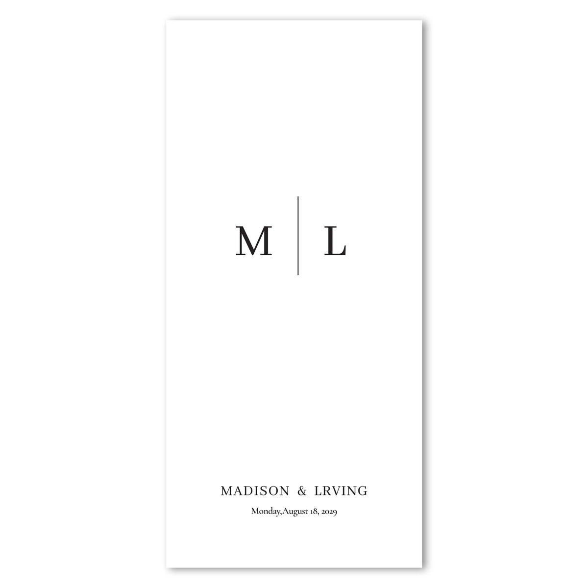 serviettes table personnalisables blanc monogramme minimaliste mariage réception 15pcs 25pcs 50pcs 75pcs 100pcs