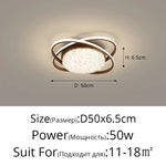 plafonnier led rond moderne cristaux blanc noir marron lampe intérieur élégante