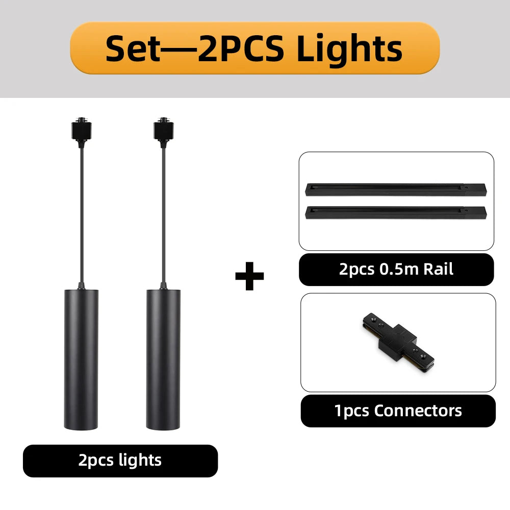 suspension lumineuse moderne noir 10w 15w interrupteur tactile 80cm 83cm