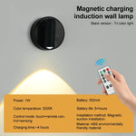 projecteur spot lumineux rechargeable led aimanté moderne noir blanc minimaliste port usb type