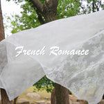 rideau floral transparent classique dentelle intérieur extérieur filtration lumière