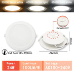 Spot LED blanc moderne 10W 14W 17W 20W 24W 6W câble adaptateur