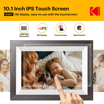 Cadre photo numérique 10 pouces écran tactile WiFi Ombre Interieur