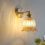 lampe murale moderne or transparente rayures horizontales vintage entrée cuisine salle manger