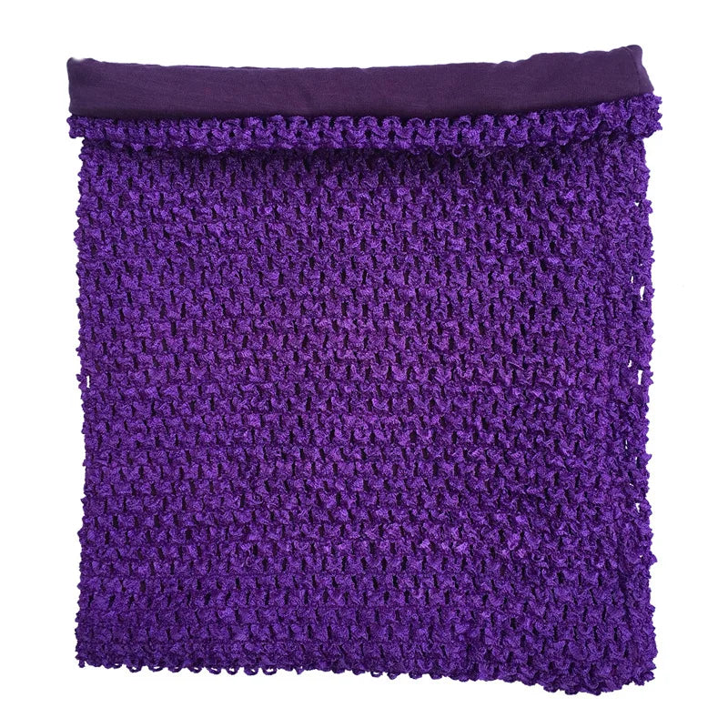 pochettes maille violet jaune rose bleu opaques modernes 10x12 inches DIY tutu