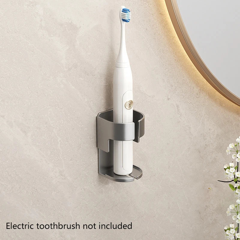 support mural adhésif brosse dents électrique moderne vert rose blanc noir