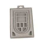 plateau conception gris clair mat opaques outils couture boite rangement ciseaux pinces bijouterie fonctionnelle