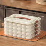 boîte gâteaux moderne transparente poignée amovible couches grande capacité blanc beige