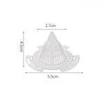 filtre drainage blanc perforations conique ventile racines anti pourriture plastique durable réutilisable moderne basse