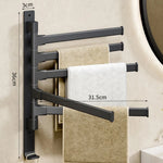 porte serviettes mural pliable moderne blanc noir gris serviettes microfibre brosse bain porte haillons