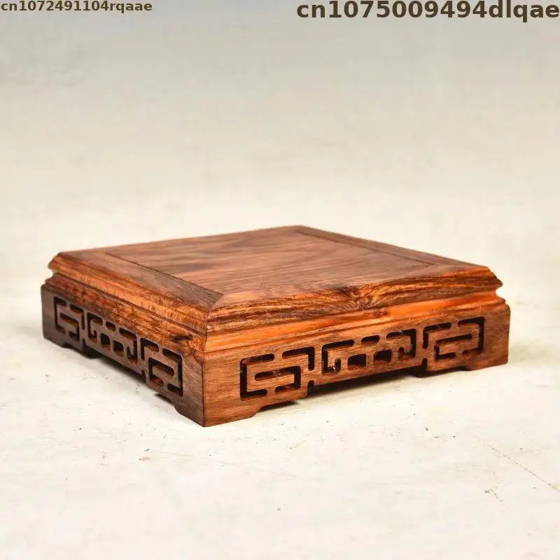 base bois décorative marron clair classique rayures naturelles support présentation maison variante taille multiple