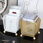 panier rangement aluminium réutilisable blanc or noir multiple utilisations respectueux environnement