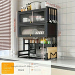 rangements vaisselle noir moderne adhésif assiettes bols cuillères ustensiles cuisine