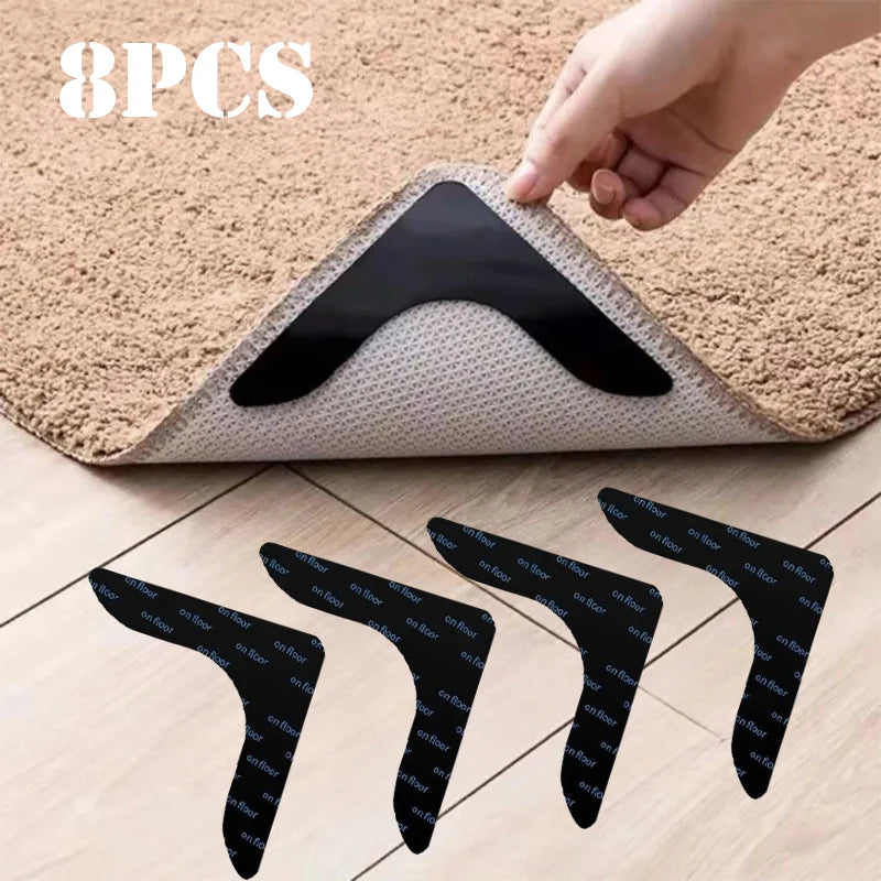 patins antidérapants adhésifs tapis sécurités intérieures pois fixation autoadhésifs pièces respectueux environnement