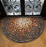 tapis mosaïque multicolore moderne résistant antidérapant 40x60cm 50x80cm 60x90cm