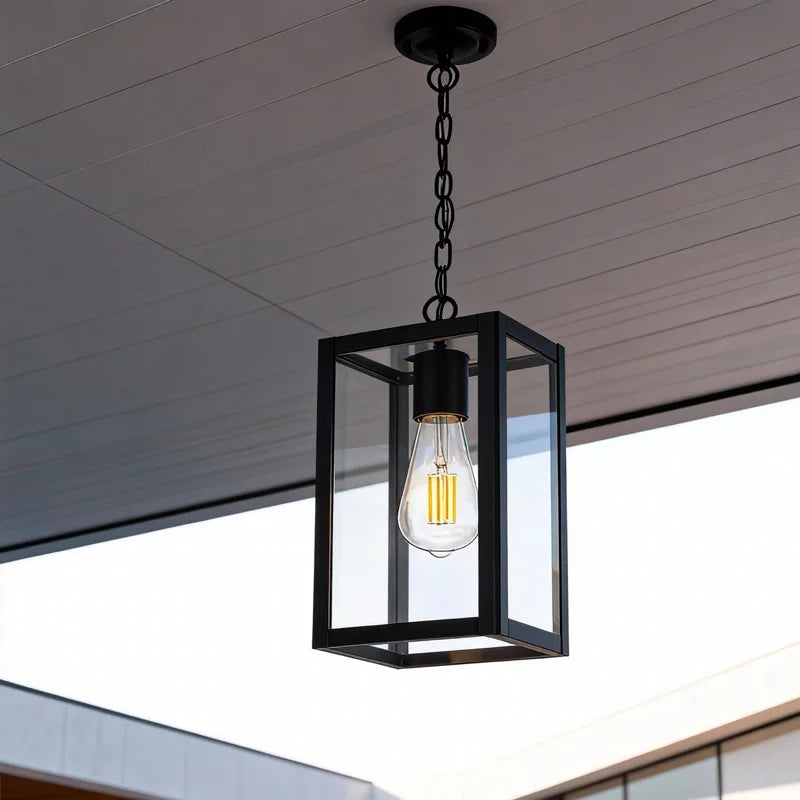 lampe suspendue moderne transparente noire salon restaurant chambre couloir exposition étude chambre principal