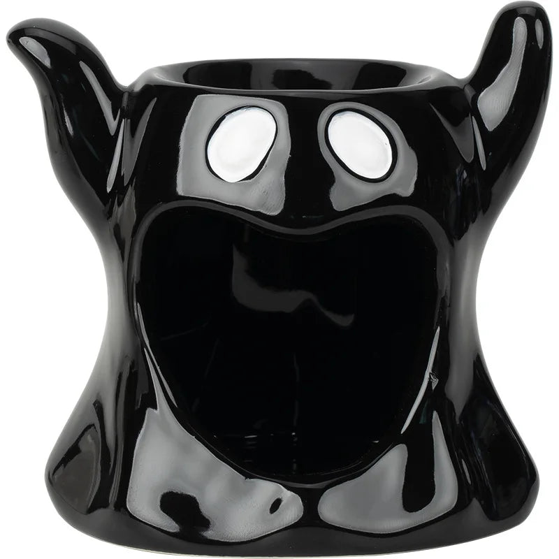 bougeoir fantôme noir blanc diffuser arômes éliminer odeurs déshumidifier salon créatif moderne