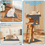 tapis grattage chats gris moderne texture tissée adhésif 40x300cm durable protection meuble