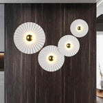 appliques murales moderne blanc doré minimaliste éclairage quotidien chambre cuisine salle manger