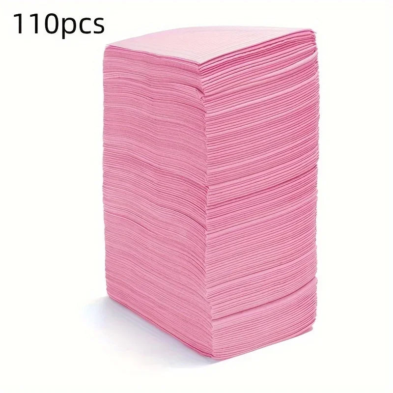 serviettes jetables rose noir bleu clair rayures horizontales simples pack 50 pièces tissu imperméable