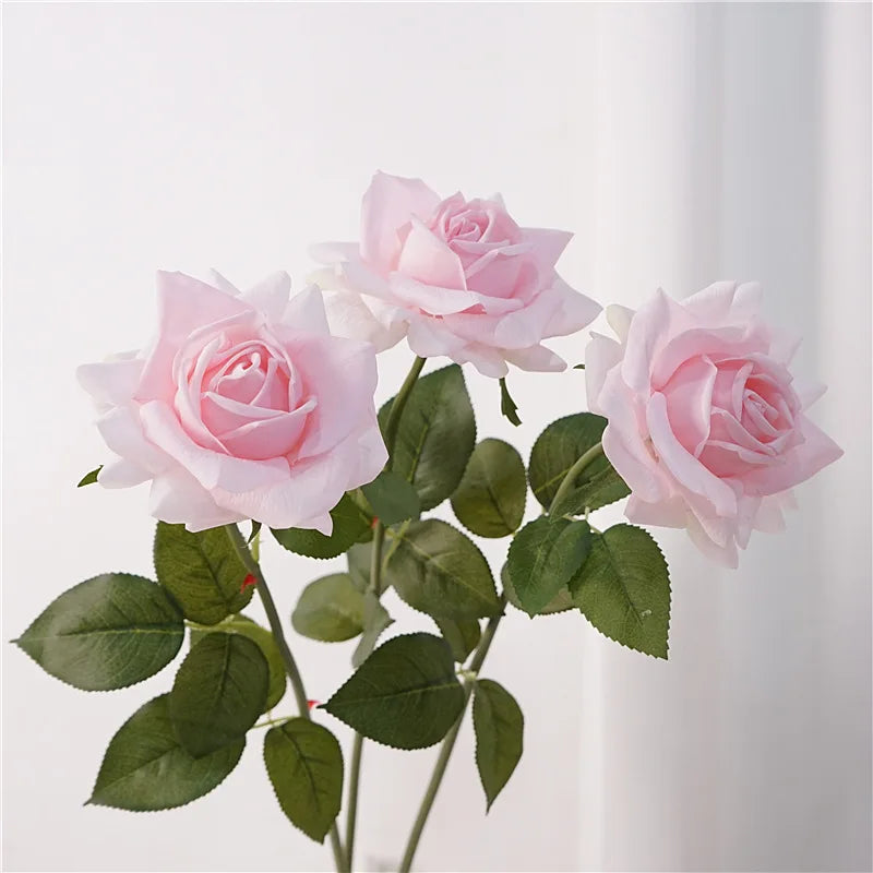 Roses Austin artificielles vertes pour arrangement floral de mariage