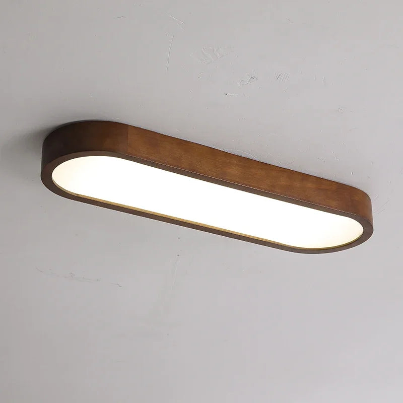 lampe moderne bois naturel finition lisse dimmable blanc minimaliste