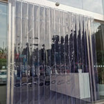 rideau porte transparent pvc moderne clips isolation coupe ventextérieur intérieur toute saison nouvelle année
