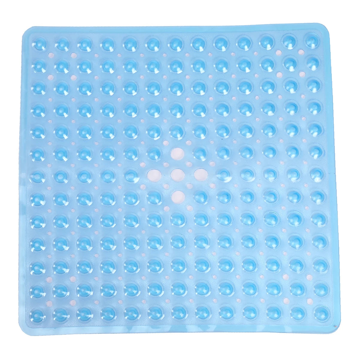 tapis bain antidérapant gris moderne perforations taches blanches opacité suction lavable machine
